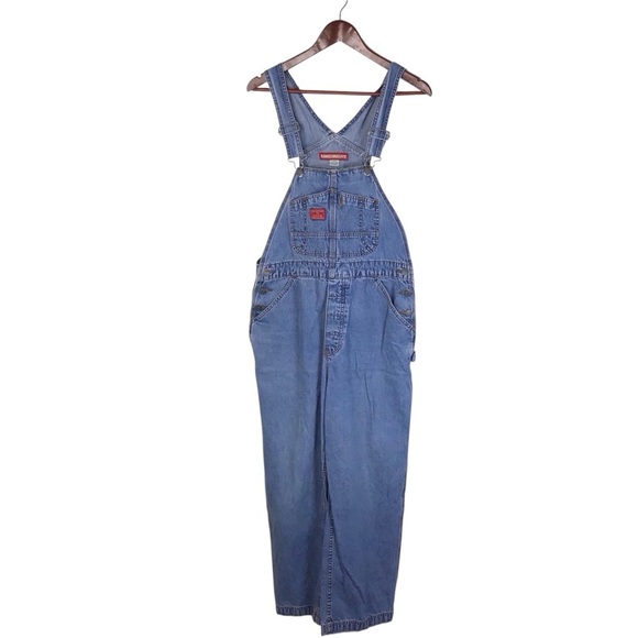 Vintage Y2K Unionbay Denim Carpenter Overalls Size Medium. - Picture 1 of 11